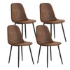 NicBex Dining Chairs Set of 4,Modern Dining Room Chairs with Metal Legs and Soft Cushions for Living Room,Kitchen and Bedroom - 2 of 4