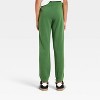 Boys' Minecraft Creeper Fleece Jogger Pants - Forest Green - 3 of 4