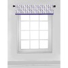 Bacati - Rod Pocket Window Valance Botanical Purple/Multicolor - 4 of 4