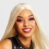 Adult Long and Sleek Blonde Halloween Costume Wig - Hyde and EEK! Boutique™: Polyester Wig, 24" Length - 3 of 3