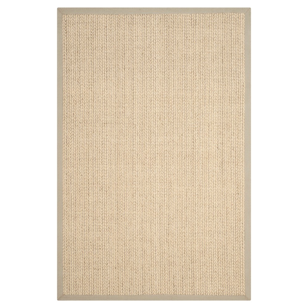 Natural Fiber Rug - Light Gray - (6'x9') - Safavieh