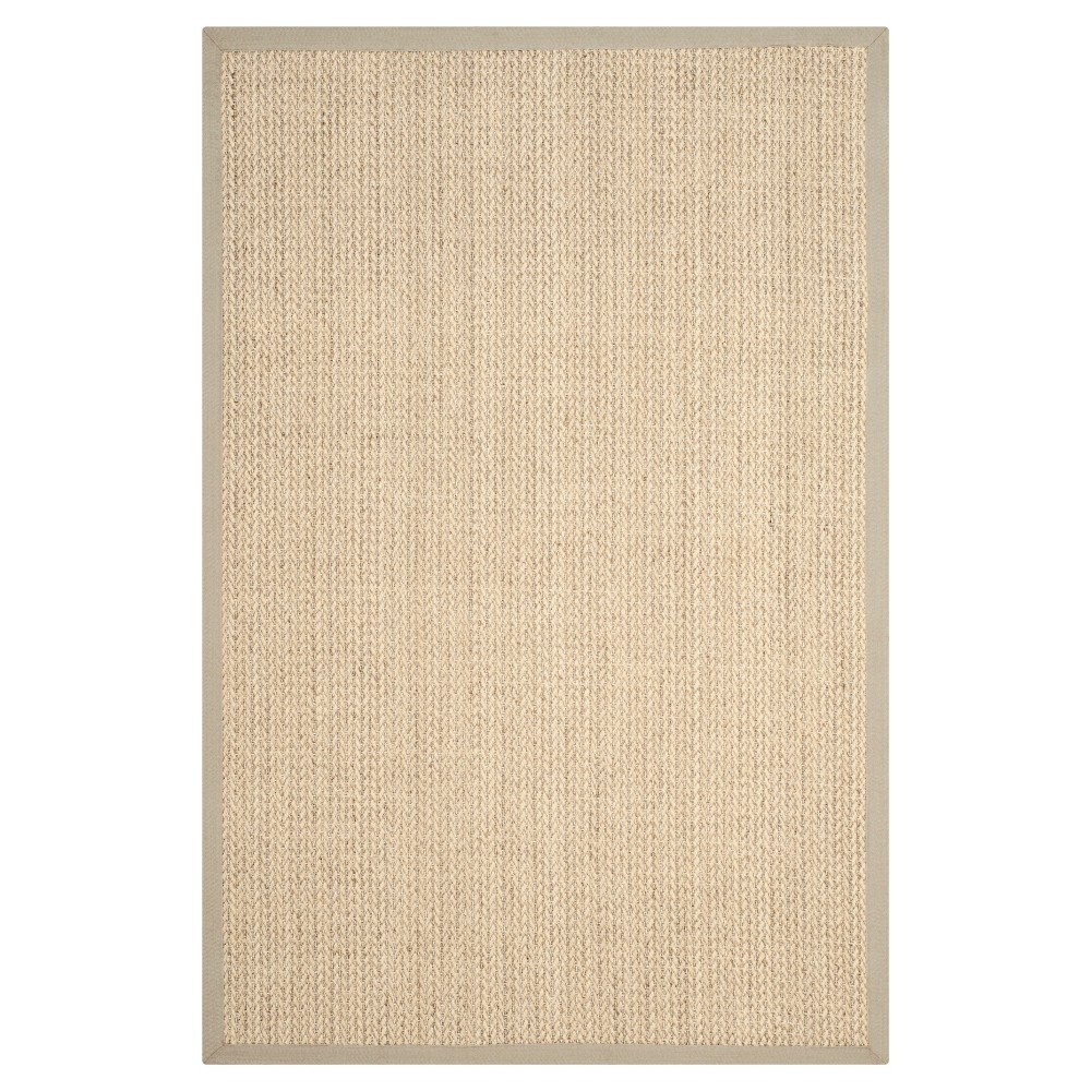 Natural Fiber Rug - Light Gray - (6'x9') - Safavieh