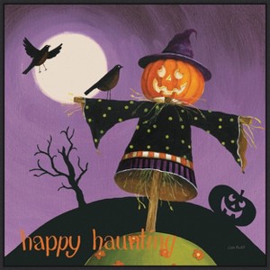 Amanti Art Happy Haunting V by Lisa Audit Framed Canvas Wall Art - 1 of 4
