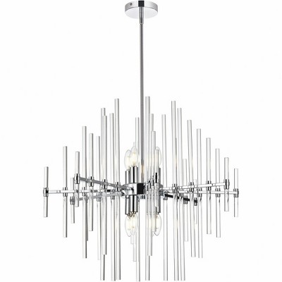Elegant Lighting Sienna 8 - Light Pendant in  Chrome