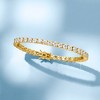 Ross-Simons 10.00 ct. t.w. CZ Tennis Bracelet in 18kt Gold Over Sterling - 4 of 4