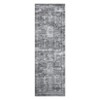 Washable Area Rug Retro Chic Medallion Distressed Design Living Room - 4 of 4