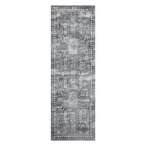 Washable Vintage Living Room Rugs,Floral Print Retro Accent Bedroom Carpet, Large Non Slip Area Rug for Kitchen Dining Room - 1 of 4