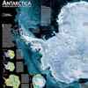 National Geographic Antarctica Satellite Map, Laminated, 31.25" x 20.25" - 2 of 3