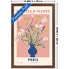 Trends International Reinders: Flowers - Plantes Fleurs Paris Framed Wall Poster Prints - 3 of 4