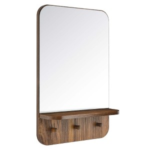 Modway EEI-6348-WAL Lumina Mirror, Walnut - 1 of 4