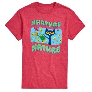 Men's - Pete the Cat - Nurture Nature Short Sleeve Graphic T-Shirt - 1 of 4