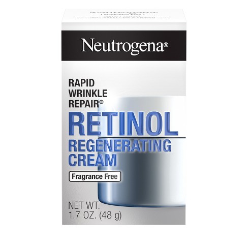 Neutrogena Rapid Wrinkle Repair Hyaluronic Acid & Retinol Face Cream - 1.7oz - image 1 of 4