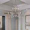 LLHZSY 9-Lights Farmhouse Retro Tree Branch Crystal Chandelier Candle-Style Pendant Light Fixture-Bronze/Nickel - 2 of 4
