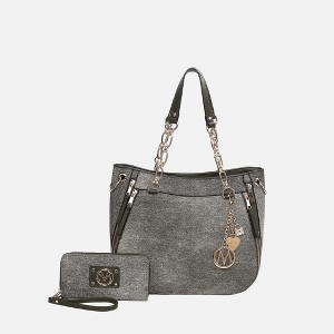 MKF Collection Lina Woman’s Tote Bag and Wallet set by Mia K - 1 of 4