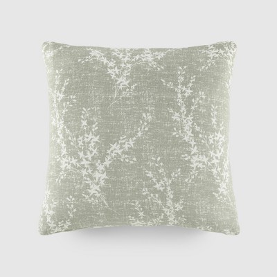 2-pack Cotton Slub Navy Distressed Floral Throw Pillows And Pillow Inserts  Set - Becky Cameron, Distressed Floral Navy : Target