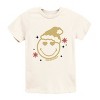 SmileyWorld Christmas Heart Eyes - Youth Short Sleeve Graphic T-Shirt - 2 of 4