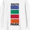 South Park Sketch Art Crew Neck Long Sleeve White Adult Sweatshirt - image 2 of 2