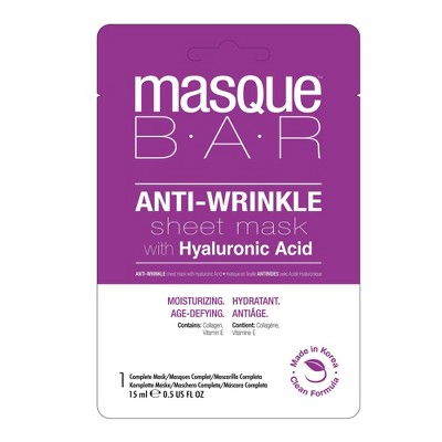 Masque Bar Anti Wrinkle Sheet Mask - 0.5 fl oz