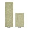 Lux Premium 100% Cotton Tufted Solid Reversible 2 PC Bath Rug Set – Ultra-Soft, Water-Absorbent, Durable, Machine Washable Bathroom Rug - 2 of 4