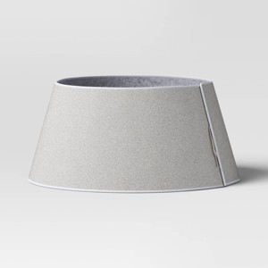 Christmas Roll Up Gray Boucle Tree Collar - Wondershop™ - 1 of 4