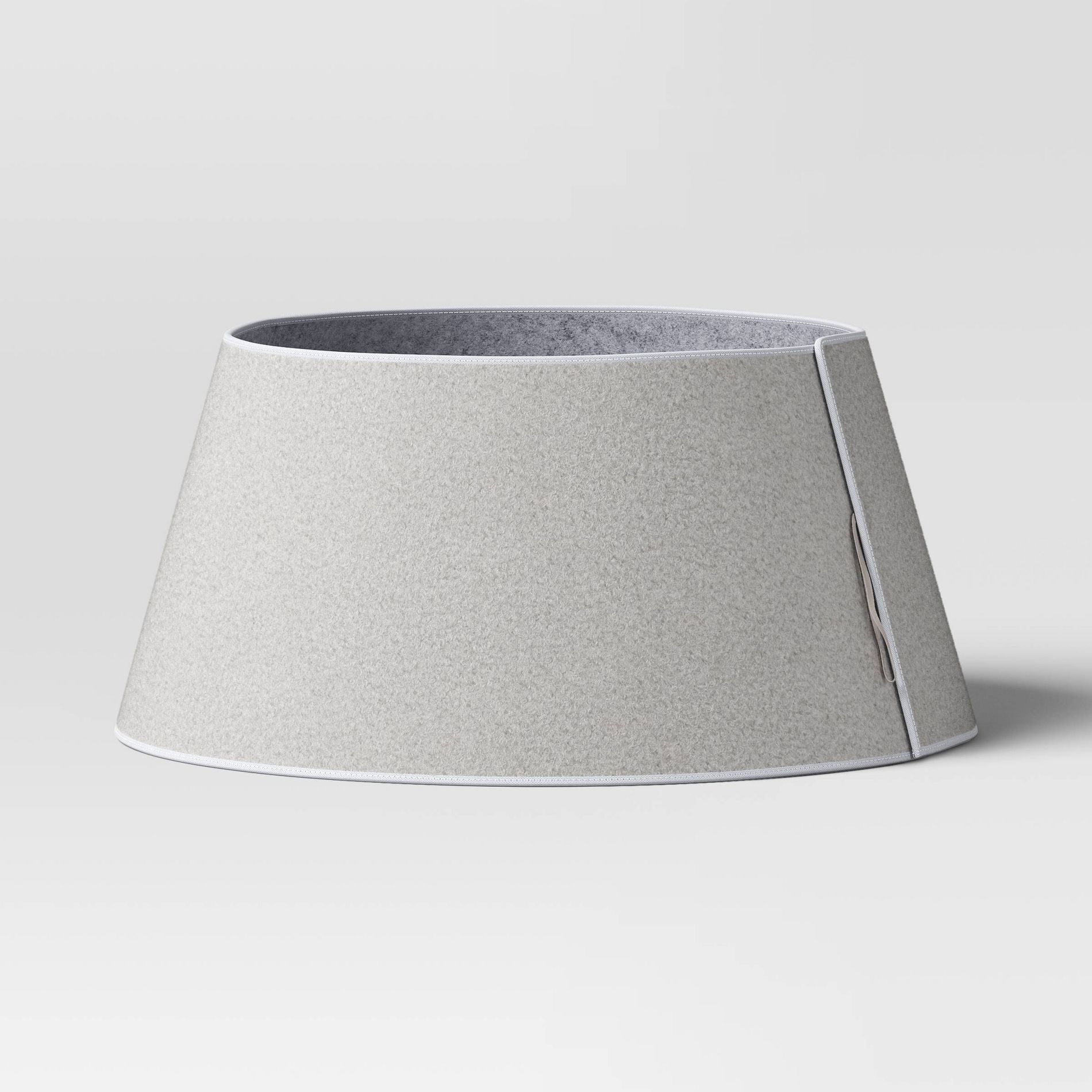 Christmas Roll Up Gray Boucle Tree Collar - Wondershop™
