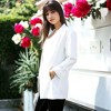Anna-Kaci Women's Ruched Solid Color Open Front Blazer - 2 of 4