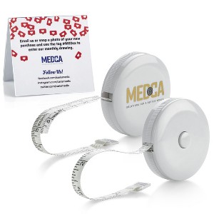 MEDca Body Tape Measure, 2-Pack Retractable Tapes for Fitness & Fat Tracking, Inches & CM - 1 of 4