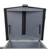 Sevobal Pet Carriers, Large Rabbit Hutch with Waterproof Roof, Portable Fence for Indoor Outdoor, Gray, 48.1"*24.2"*35.2" - 3 of 4