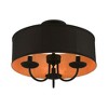 Livex Lighting Winchester 3 - Light Semi-Flush Mount in  Black - 2 of 4