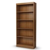 South Shore 68.75" Axess 5 Shelf Wide Decorative Bookshelf Morgan Cherry: Laminate Finish, Particle Board - 2 of 4