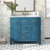 VYNXARIA 36'' Bathroom Vanity with Resin Sink Combo - Modern Freestanding Cabinet Set - 3 of 4