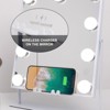 VANITII Hollywood Makeup Vanity Mirror-9 LED Bulbs-Wireless Charging-Bluetooth Speaker-Adjustable 3 Color Lights- 360 Degree Rotation - 4 of 4