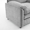 PAGED Comfy Accent Chair Modern Bean Bag Chair with Armrests and High-density Foam Filling, Chenille Reading Chair for Living Room, Bedroom - 4 of 4