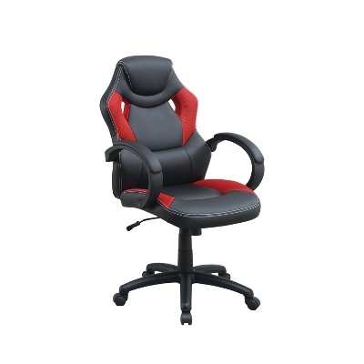 Simple Relax Executive Office Chair with Adjustable Height in Black and Red