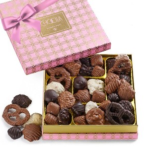 Chocila Chocolate Gift Basket, Gourmet Chocolates, Assorted Food Arrangement Platter, Birthday Present, Holiday, Corporate Parties, Candy Gifting Idea - 1 of 2