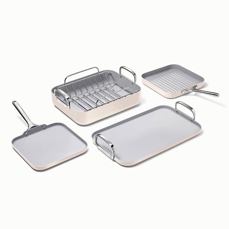 Caraway Home 5pc Nonstick Square Cookware Set, 1 of 9
