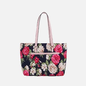 MKF Collection Hallie Quilted Cotton Botanical Pattern Women’s Tote Bag by Mia K - 1 of 3