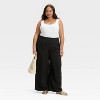 Women's High-Rise Modern Gauze Pull-On Pants - A New Day™ - 3 of 3