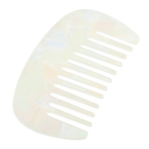 Unique Bargains Anti-Static Pocket Size Wide Tooth for Thick Curly Hair Detangling Comb 1 Pc - 1 of 4