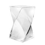 Zodaca Wave Pen Holder, Acrylic Pencil Cup Desk Organizer Makeup Brushes Holder, Clear