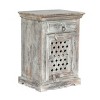 ORRD Wooden Nightstand with 1 Drawer and 1 Door, Bedside Table for Bedroom - 4 of 4