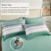 BAGOKIE All Season 5/7 Piece Bed in a Bag Comforter Set, Stripe Pattern - 2 of 4