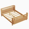 PAGED Full Size Platform Bed, Wood Kids Bed with Headboard, Footboard and Side for Girls and Boys - 3 of 4