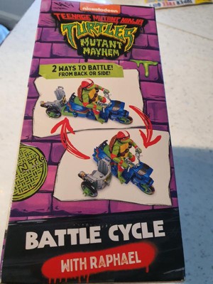 Teenage Mutant Ninja Turtles: Mutant Mayhem Battle Cycle with Exclusive Raphael Figure