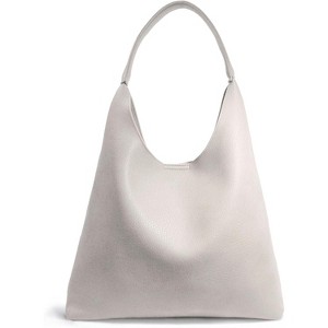 Hobo Bags for Women Soft Vegan Leather Shoulder Handbag Slouchy Tote Purses - 1 of 4