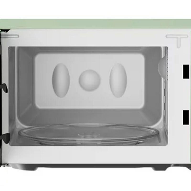 Magic Chef 0.7 Cubic Feet 700 Watt Classic Retro Touch Countertop Microwave with 10 Power Levels, 9 Auto Cook Menus, and Glass Turntable, Green, 5 of 6