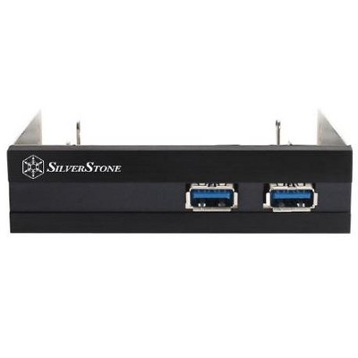 SilverStone Technology Black USB 3.0 with 3.5 inch to 2x2.5 inch bay converter