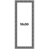 PosterPalooza | Panoramic Distressed Black Picture Frame - UV Acrylic, Foam Board Backing, Hanging Hardware - 2 of 4