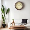 Unique Bargains Rustic Style Battery Operated Silent Non-Ticking Wall Clock 12 Inches - 3 of 4