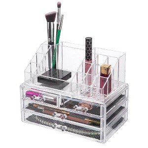 OnDisplay 4 Drawer Tiered Acrylic Cosmetic/Jewelry Organizer - 1 of 4